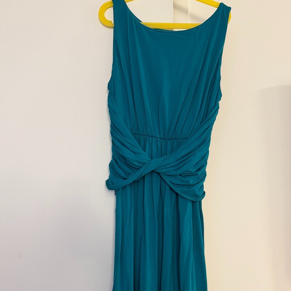 Teal Susana Monaco Midi Dress, Size S
